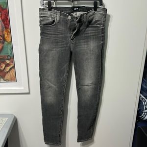 Hudson Denim Jeans Skinny Gray Stretch Size 31